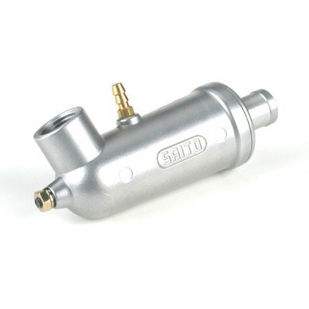 Saito Engines 6574D Muffler, 12mm Revised Cast: 65-82a