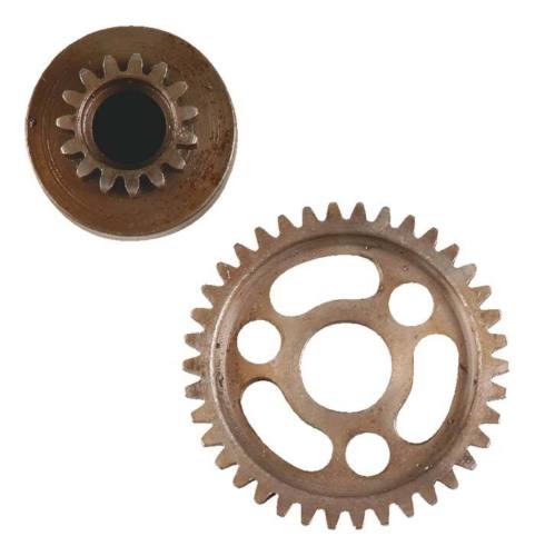 Robinson Racing Products 8038 Extra Hard 15T Clutchbell & 38T Spur: Revo
