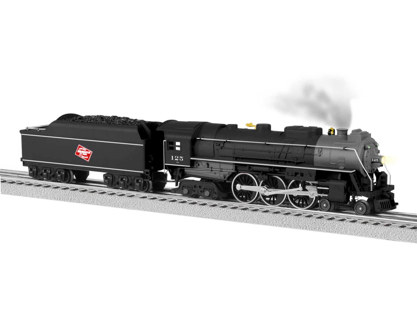 Lionel 6-82964 O Milwaukee Road 4-6-4 Hudson Lion Chief Steam Locomotive #125