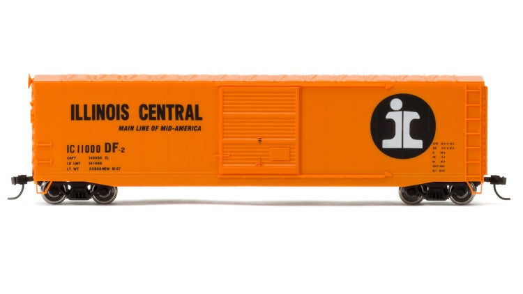 Rivarossi HR6381 HO Illinois Central 50' Single-Door Boxcar No Roofwalk #11000
