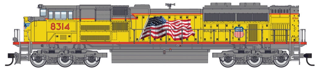 Walthers 910-19819 HO Union Pacific EMD SD70ACe #8314