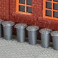 Walthers 949-4125 HO Vintage Garbage Cans Assembled (Pack of 12)