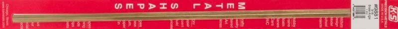 K&S 9881 3/16" x 12" Brass Angle Sold as an Individual