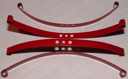 RC4WD Z-S0570 Red Super Soft Flex Leaf Springs (4)