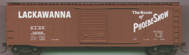 Accurail 5010 HO Delaware Lackawanna and Western 50' Steel Single Door Boxcar