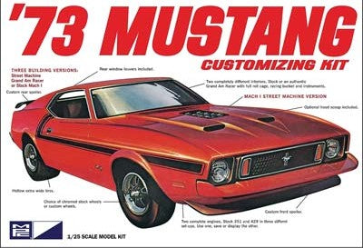 MPC 846 1:25 1973 Ford Mustang Customizing Kit