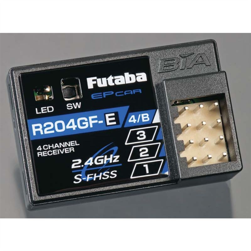Futaba 01102202-3 R204GF-E S-FHSS 2.4GHz 4-Channel Micro Receiver