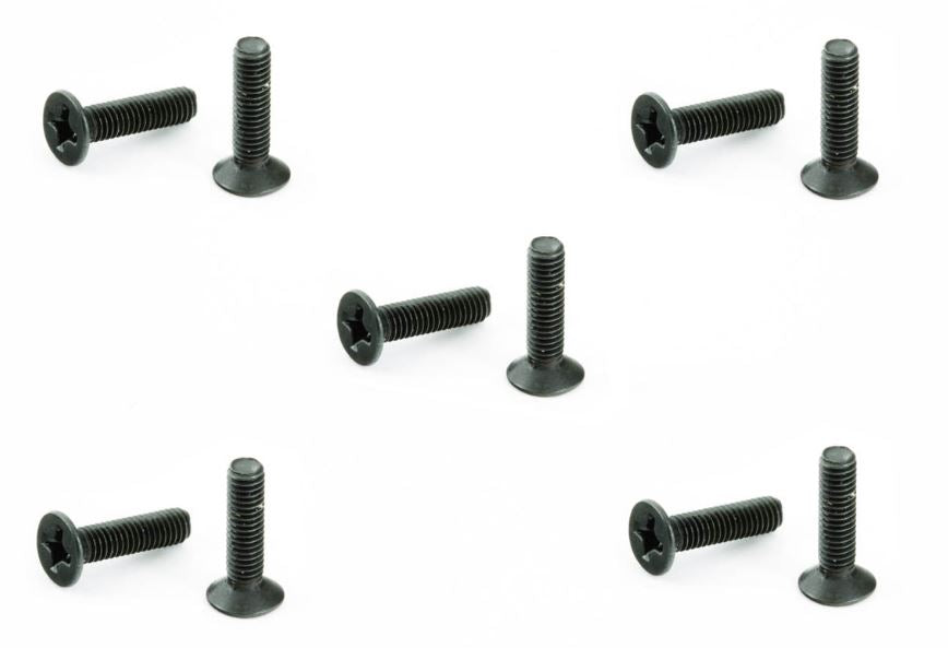 ARRMA AR726312 Flat Head Cross Machine Screw - M3x12mm (10pcs.)