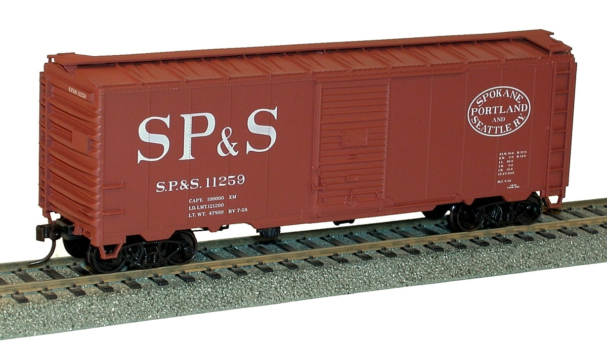 Accurail 3550 HO Spokane, Portland & Seattle RY 40' AAR Steel Box # 11259 Kit