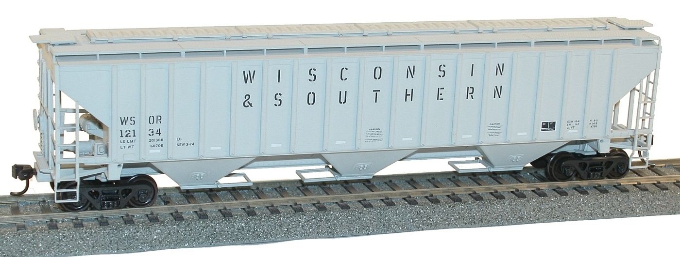 Accurail 6519 HO Wisconsin & Southern 4750 Pullman-Standard Grain Hoppers #12134