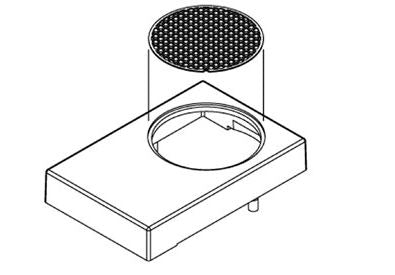 Athearn G62287 HO GP-7 Winterization Hatch Set with Round Grille (Pack of 3)
