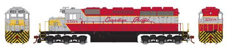 Athearn 98763 HO Canadian Pacific SD40 Diesel Locomotive RTR #5508