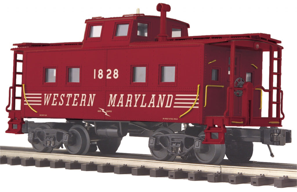 MTH 20-91577 O Western Maryland Steel Caboose (Center Cupola)