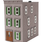 MTH 30-90507 O 3-Story Town House #2 (Grey & Green) MT/Box