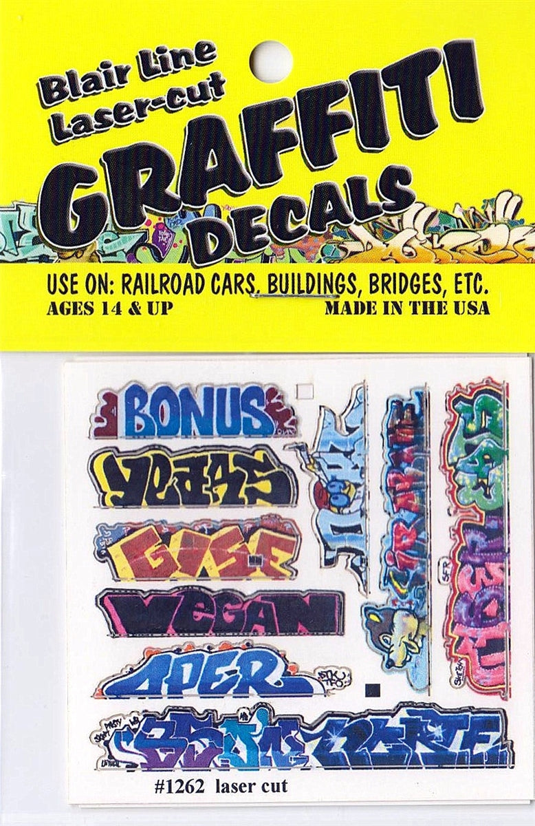 Blair Line 1262 N Graffiti Decals Mega Set #13