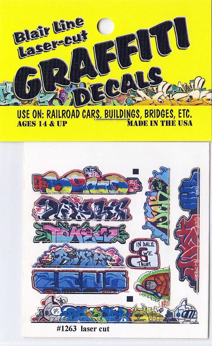 Blair Line 1263 N Graffiti Decals Mega Set #14