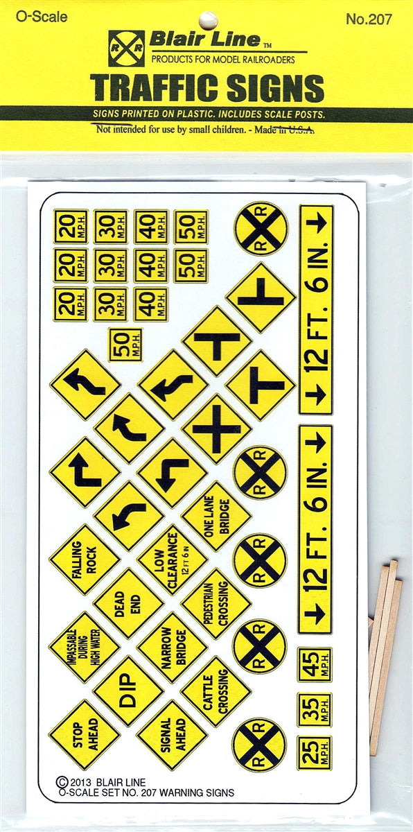 Blair Line 207 O Warning Signs #3