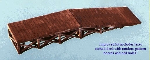 Blair Line 274 O Wood Loading Ramp Laser-Cut Building Kit