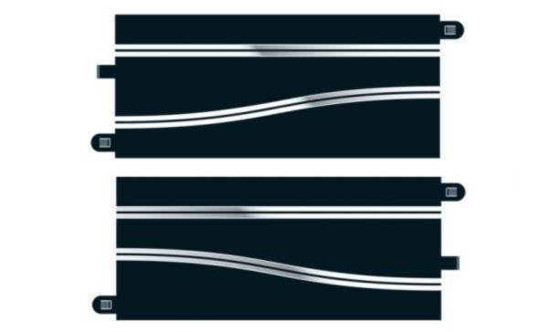 Scalextric C8246 1:32 350mm Side Swipe Straight Track (Pack of 2)
