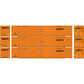 Athearn 27973 HO Schneider National 53' CIMC Container Ready To Roll (Set of 3)