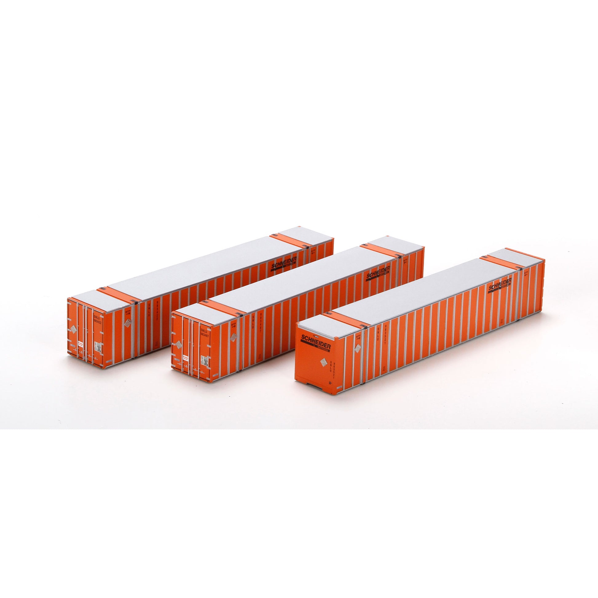 Athearn 72545 HO SNLU/Orange 53' Stoughton Container RTR #1 (3)