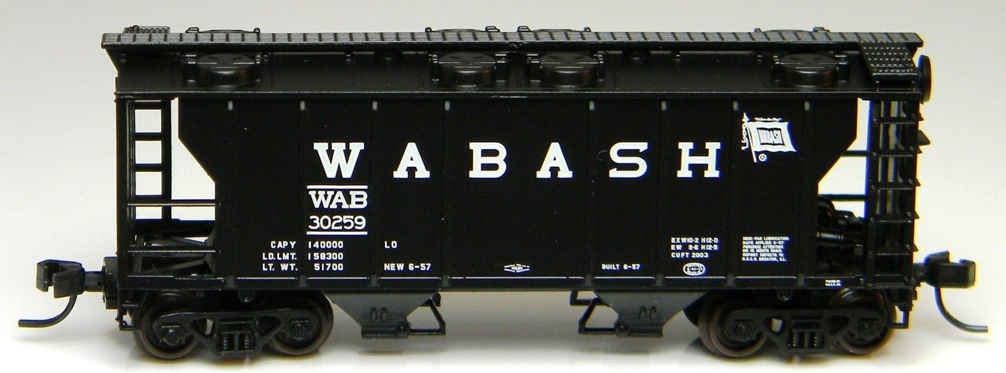 Atlas 50002890 N Wabash Trainman PS-2 Covered Hopper #30259