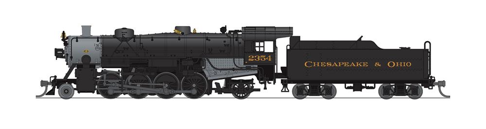 Broadway Limited 3986 N C&O USRA Light Mikado Steam Locomotive Sound/DCC #2354 LN/Box