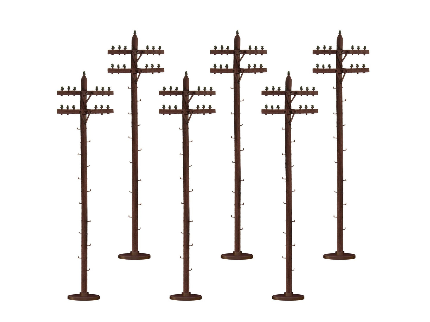 American Flyer 6-49086 S American Flyer Telephone Poles (Pack of 6) NIB