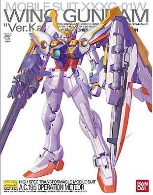 Bandai 123714 1:100 Mobile Suit XXXG-01W Wing Gundam "Ver.Ka" MG