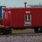 Bluford Shops 34191 HO SLSF Steel Transfer Caboose with Short Roof #1339