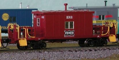 Bluford Shops 34191 HO SLSF Steel Transfer Caboose with Short Roof #1339