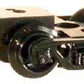 Micro-Trains 00310042 N Barber Roller-Bearing Trucks w/Med Ext. Couplers (10pr)