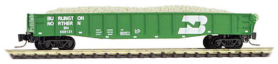 Micro-Trains 52200281 Z Burlington Northern 50' Gondola #558131