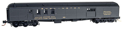 Micro-Trains 14800030 N Canadian National 70' Heavyweight Mail Baggage Car #1923