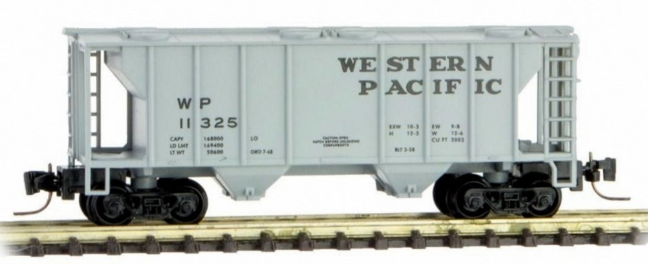 Micro-Trains 53100252 Z Western Pacific 2-Bay Covered Hopper #11325