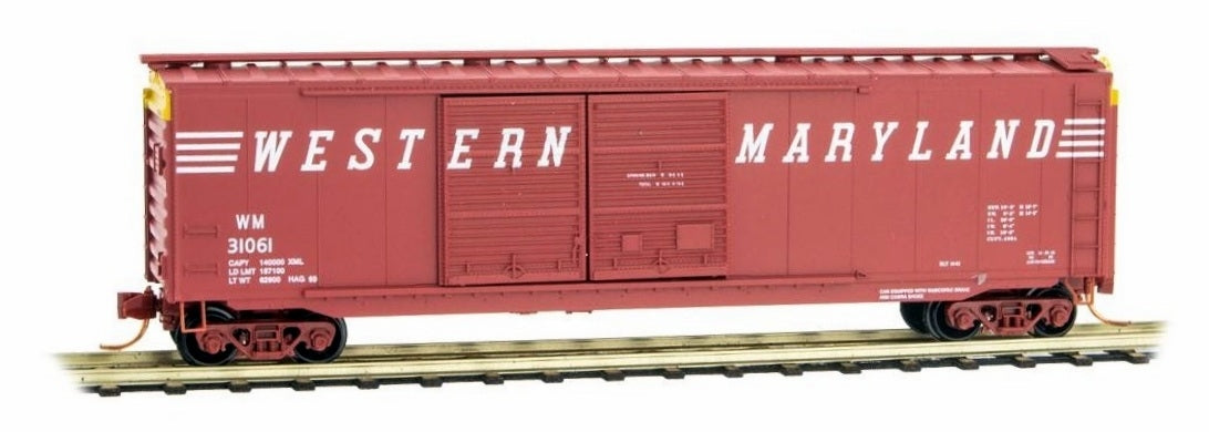 Micro-Trains 03400400 N Western Maryland 50'''' Standard Boxcar Double Doors #31