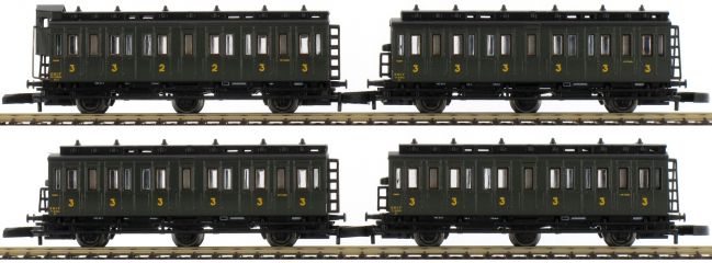 Marklin 87502 Z French State Railways SNCF Passenger Car Set (Set of 4)