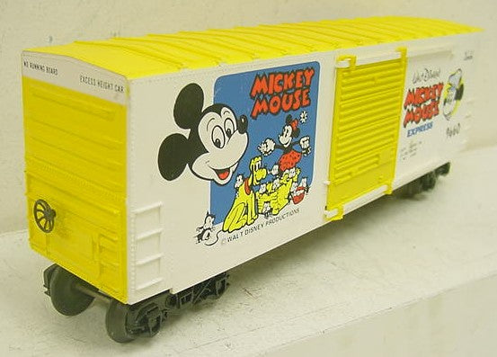 Lionel 6-9660 O Gauge Mickey Mouse Hi-Cube Boxcar NIB