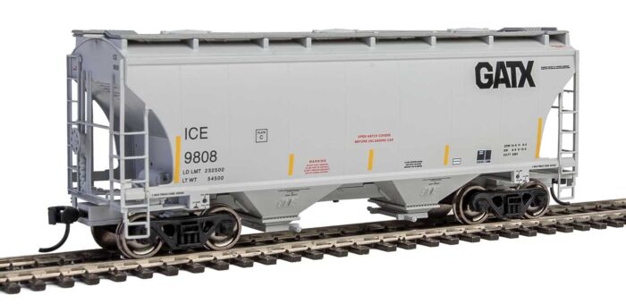 Walthers 910-7557 HO IC&E 39' Trinity 3281 2-Bay Covered Hopper #9808