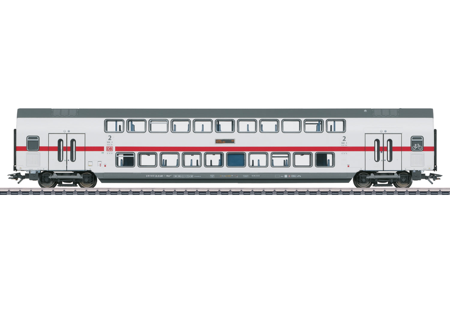 Marklin 43489 HO DB AG 2nd Class IC2 Type DBpza 682.2 Bi-Level Intermediate Car