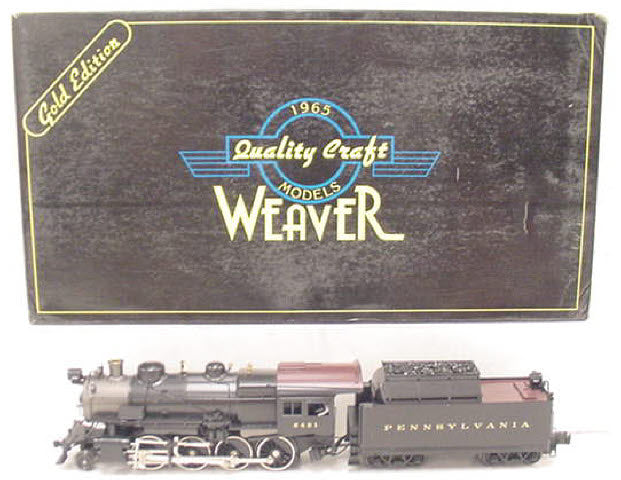 Weaver 7609 O Pennsylvania H-10 2-8-0 Consolidation Steam Loco - 3 Rail LN/Box