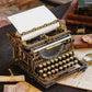 Robotime LK703B ROKR Classic Version Mechanical Typewriter Wooden 3D Puzzle
