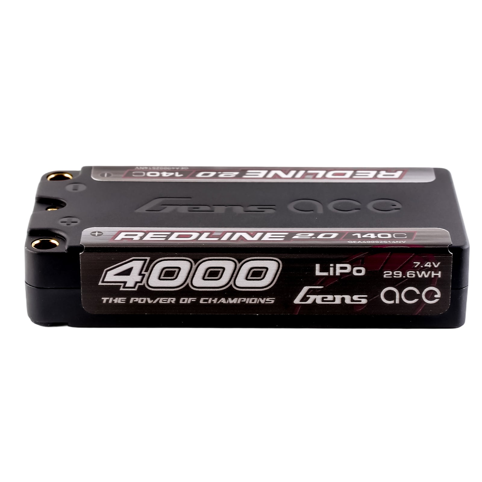 Gens Ace GEA40002S14NV 4000mAh 2S 140C 7.4V HardCase Shorty Redline 2.0 Lipo