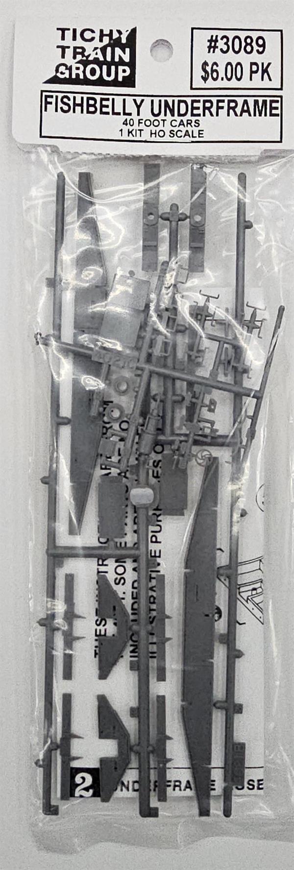 Tichy 3089 HO 40' Fishbelly Underframe Kit