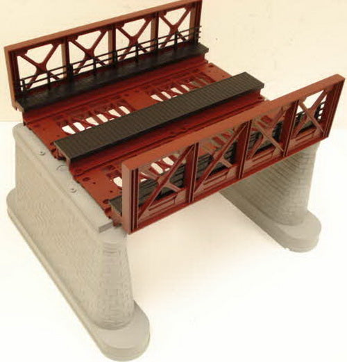 MTH 40-1059 O Gauge 2-Track Rust Girder Bridge