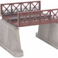 MTH 40-1059 O Gauge 2-Track Rust Girder Bridge