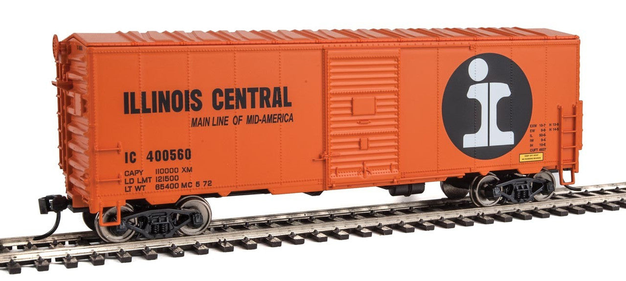 Walthers 910-1191 HO Illinois Central 40' AAR Modernized 1948 Boxcar #400560