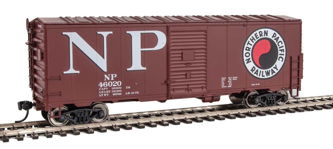 Walthers 910-1196 HO Northern Pacific 40' AAR Modernized 1948 Boxcar #46020