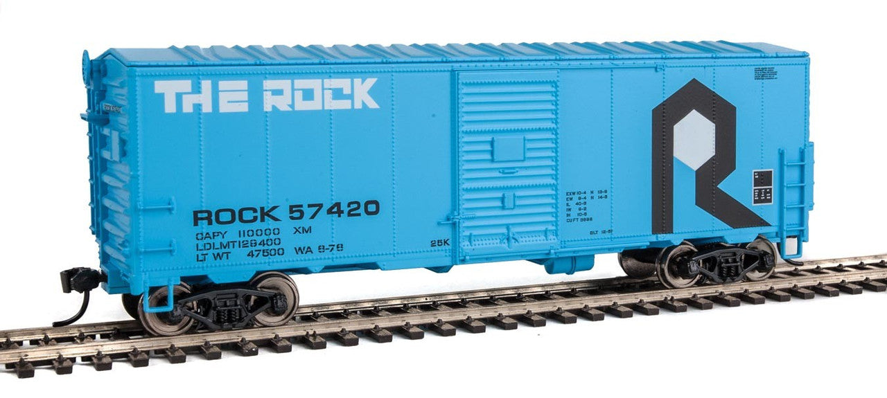 Walthers 910-1200 HO Rock Island 40' AAR Modernized 1948 Boxcar #57420