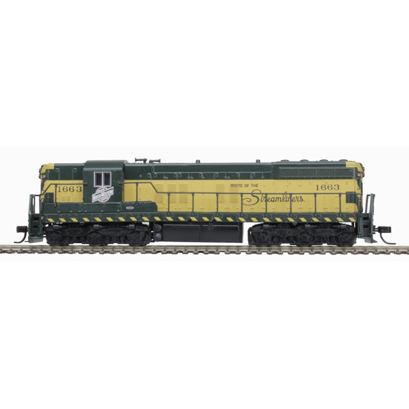 Atlas 40005302 N Scale CNW EMD SD-7 Diesel Engine #1663 w DCC/Sound LN/Box